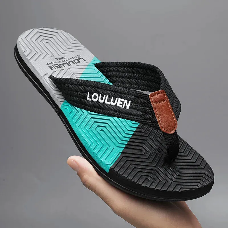 Premium Men's Beach Flip Flops