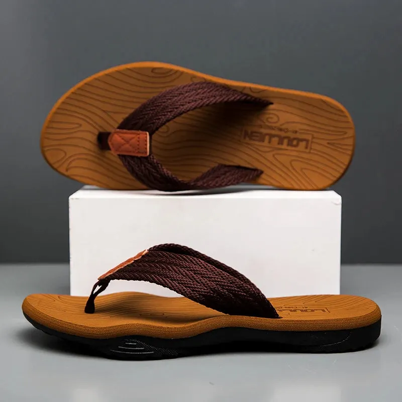 Premium Men's Beach Flip Flops