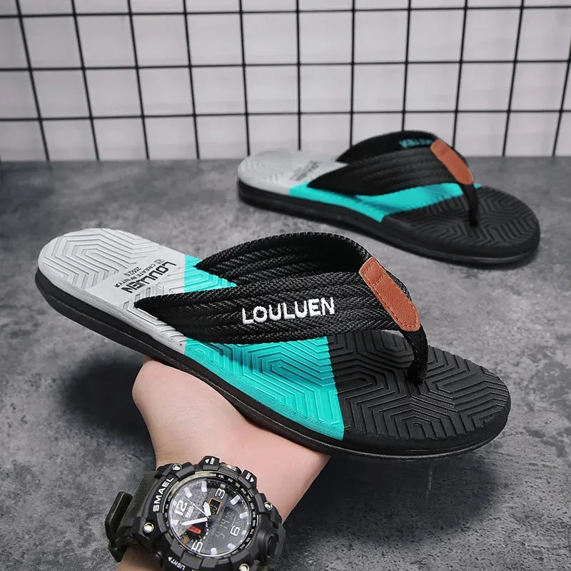 Premium Men's Beach Flip Flops