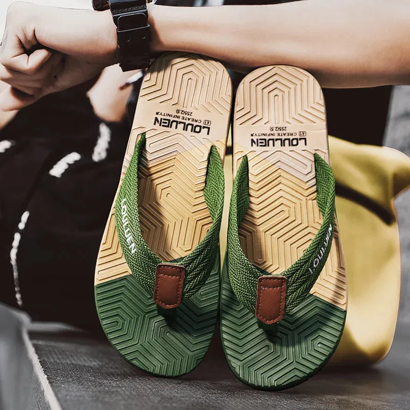 Premium Men's Beach Flip Flops