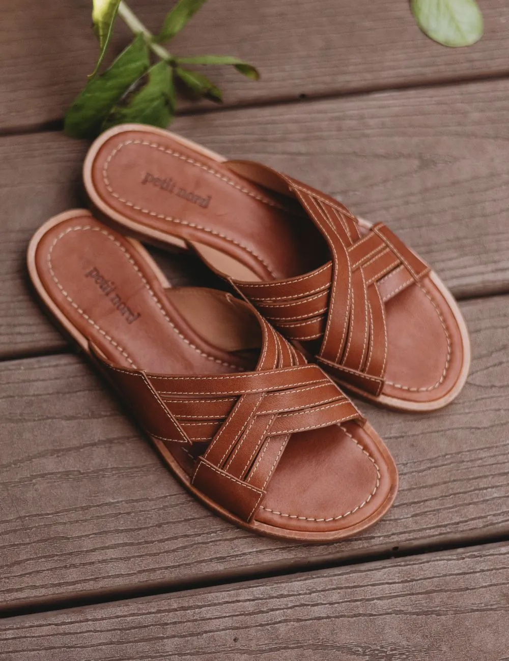 Rika Sandal - Cognac
