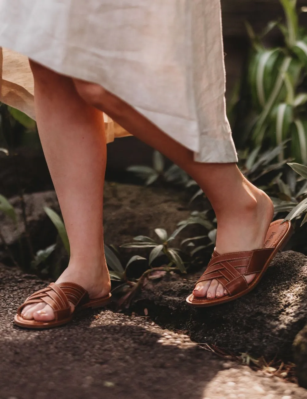 Rika Sandal - Cognac