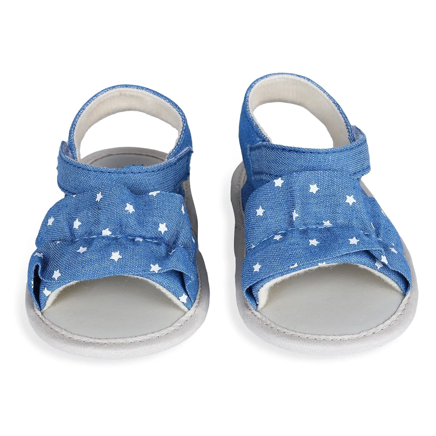 Ruffle Star Premium Girls Anti-Slip Sandal Booties - Blue