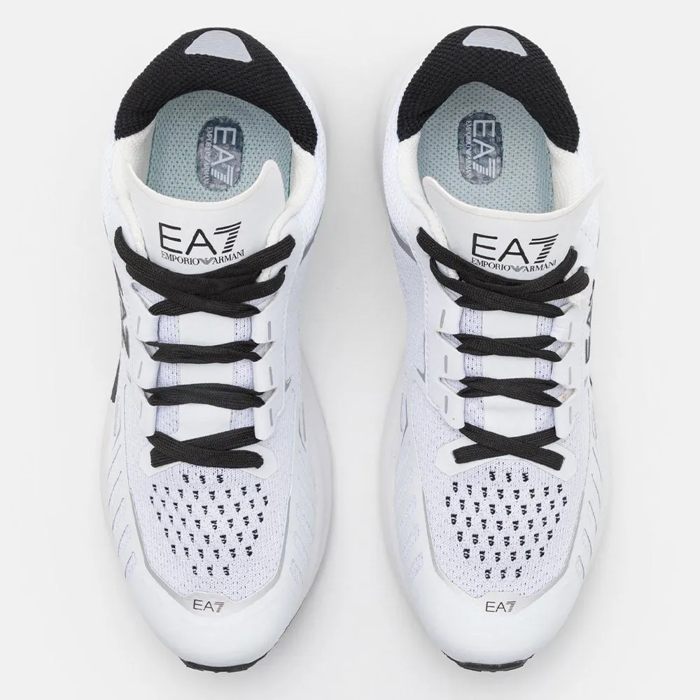 Scarpe Uomo EA7 Emporio Armani Sneakers Crusher DistanceReflex Colore White - Black