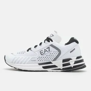 Scarpe Uomo EA7 Emporio Armani Sneakers Crusher DistanceReflex Colore White - Black