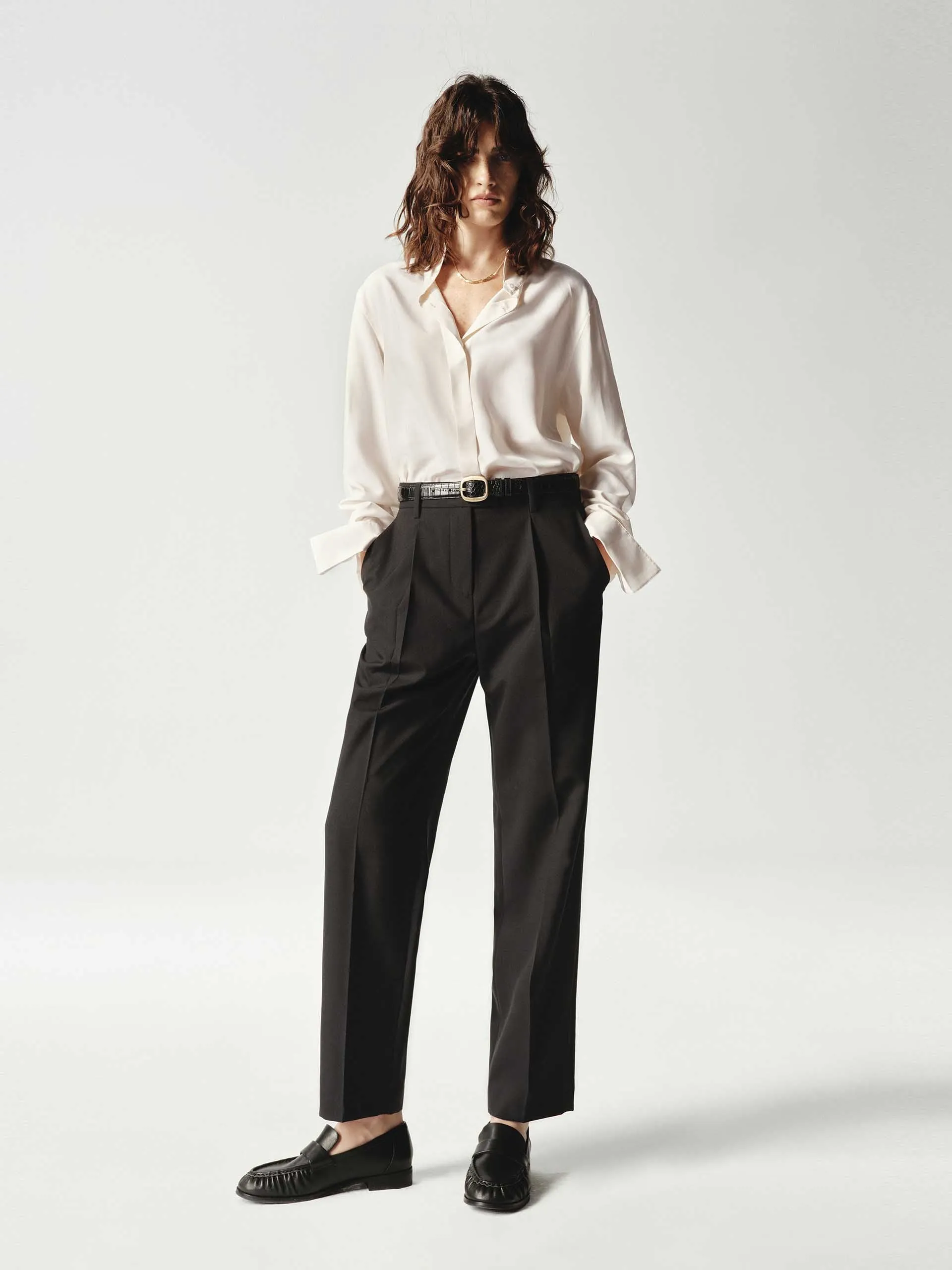 Straight Leg Ankle Pants