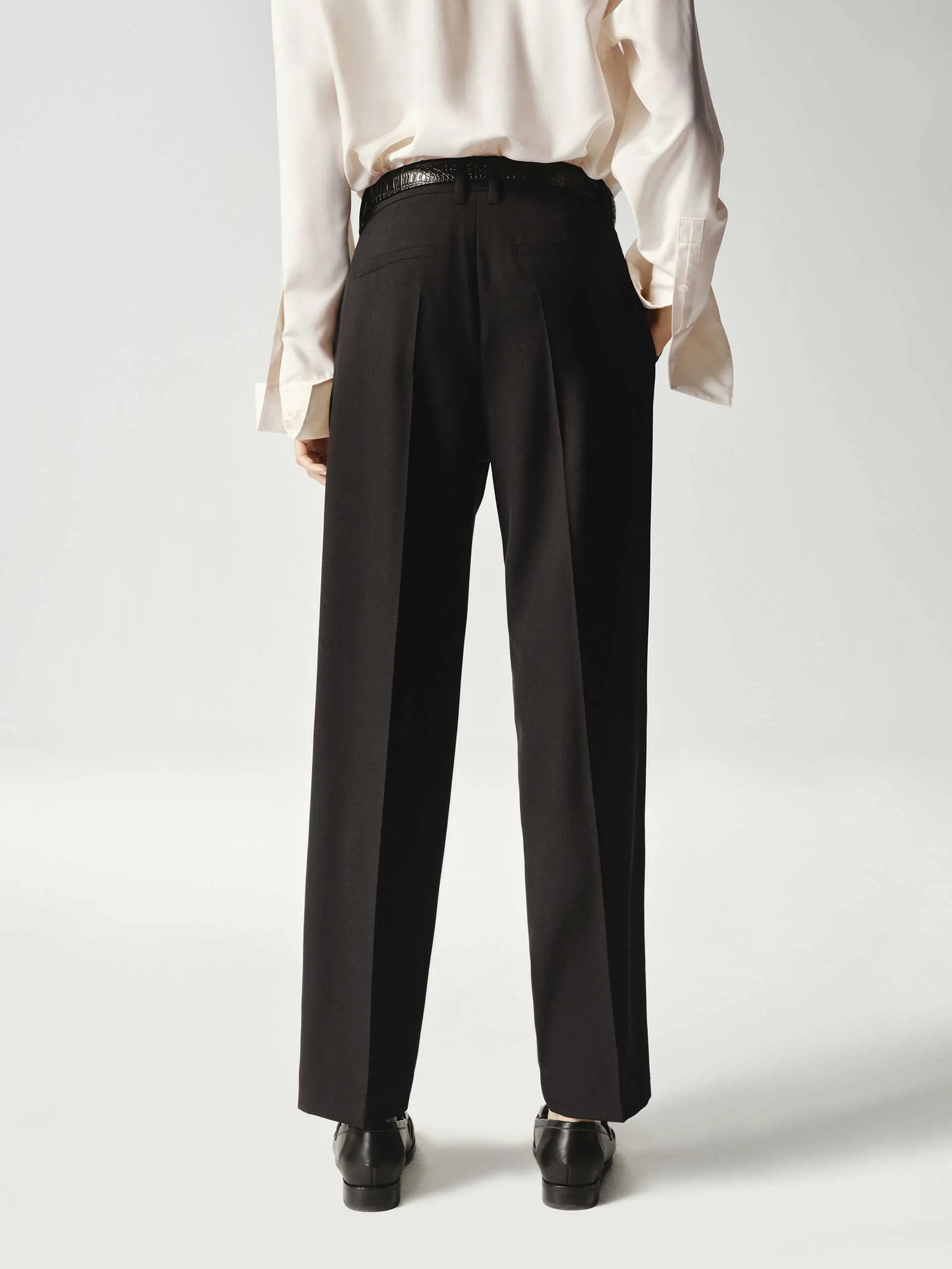 Straight Leg Ankle Pants