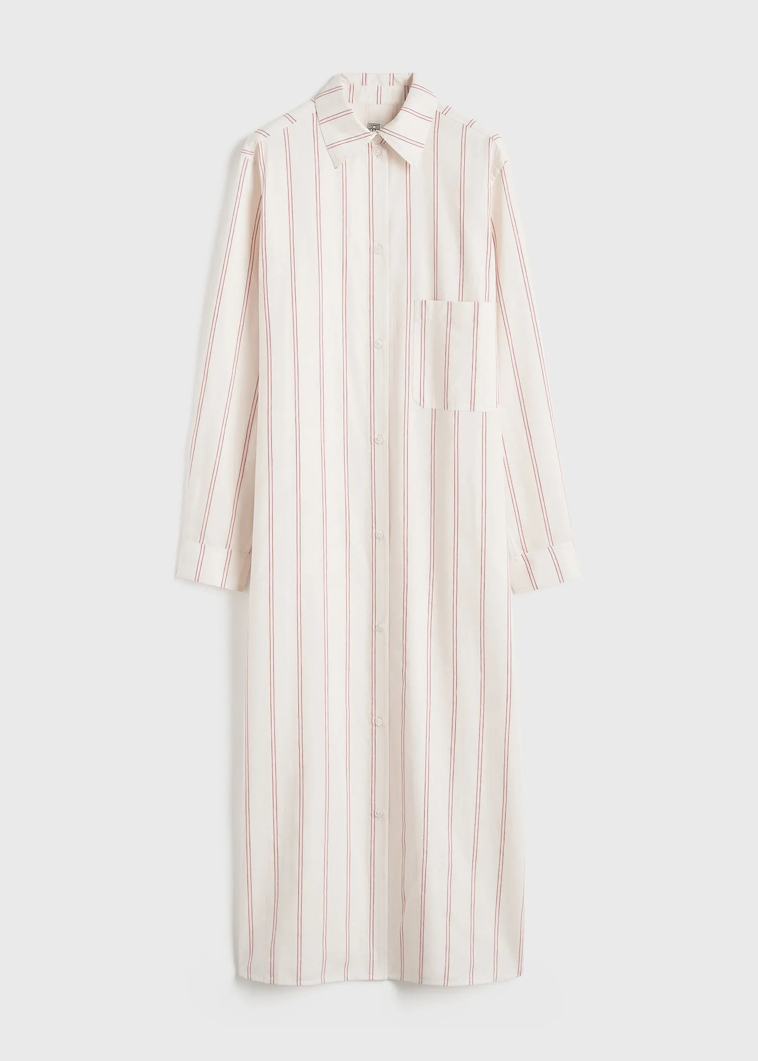 Striped tunic dress ecru/blossom