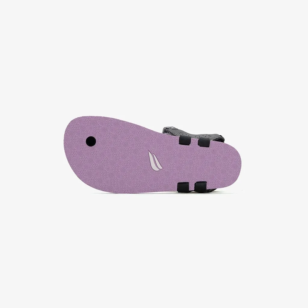 Tapak V1.5 Barefoot Flip Flops - Light Grey On Purple Mauve