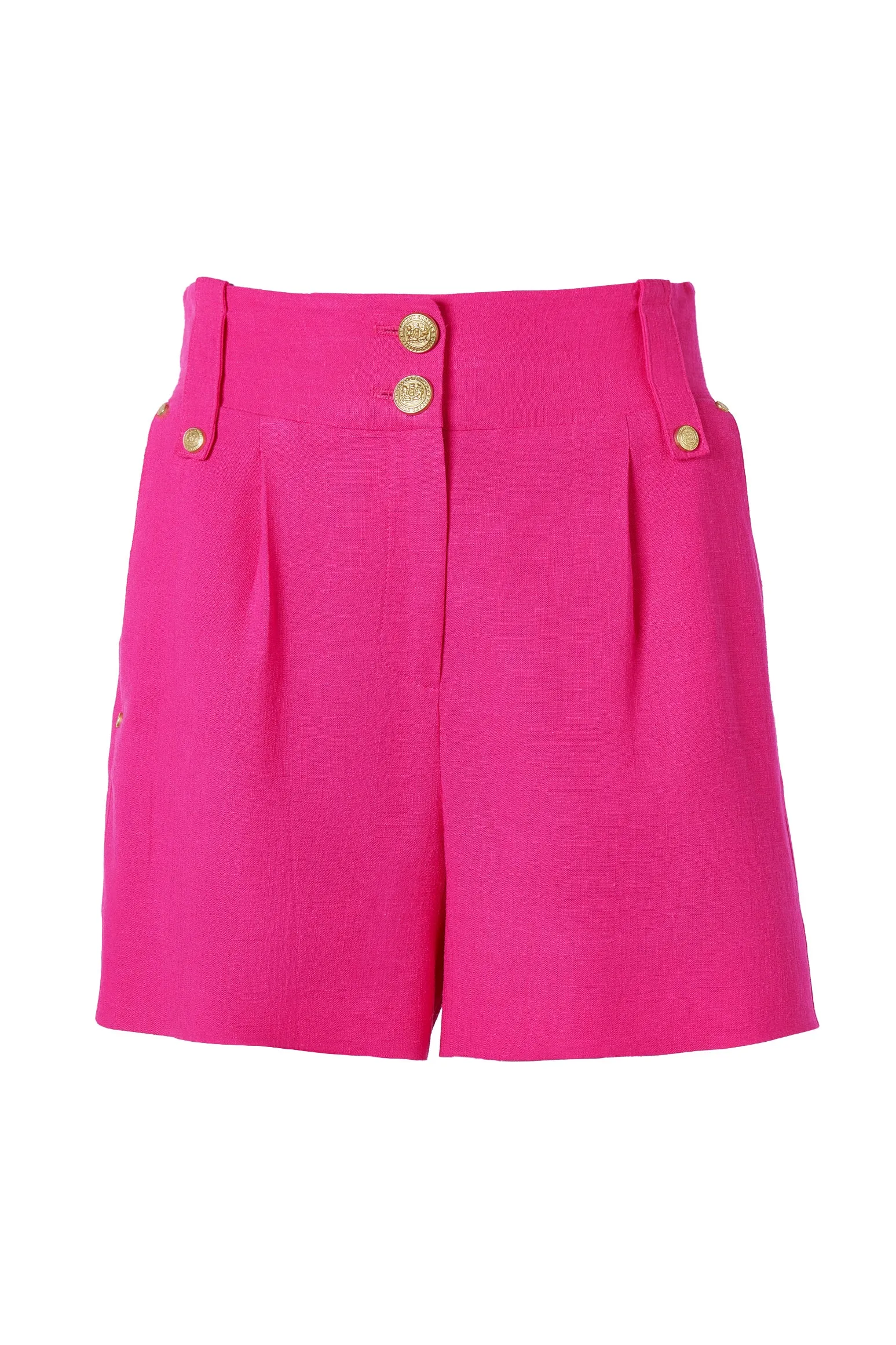 The Hot Pink Linen Suit
