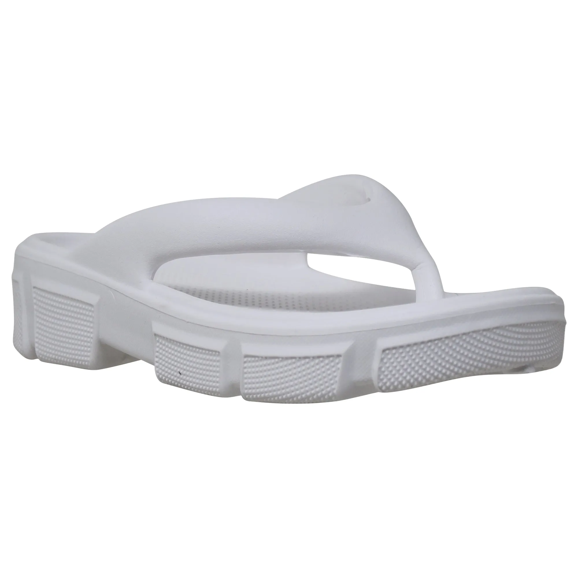 Thong Slide Chucky Sole Platform Sandals Light-Weight EVA White