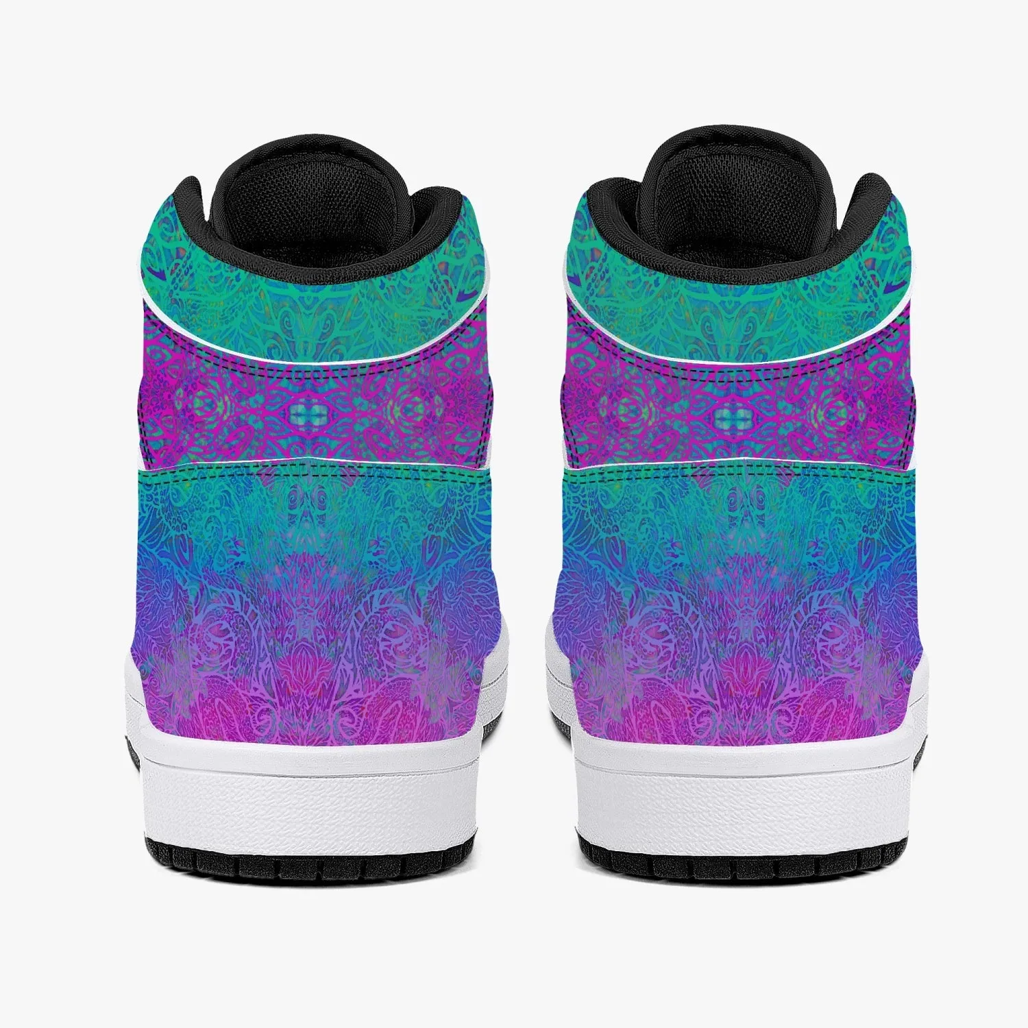 Violet Sea High-Top Sneakers