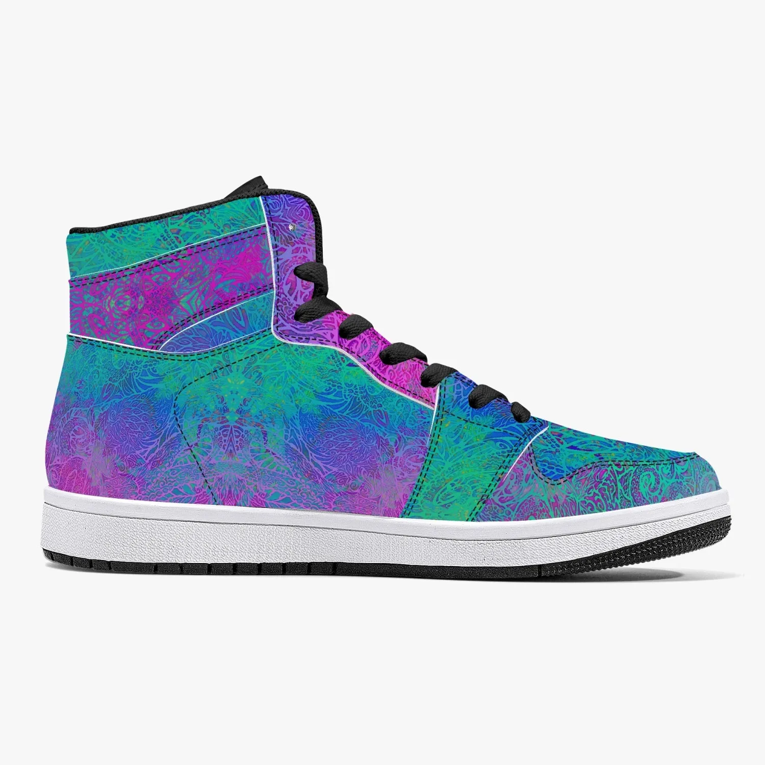 Violet Sea High-Top Sneakers