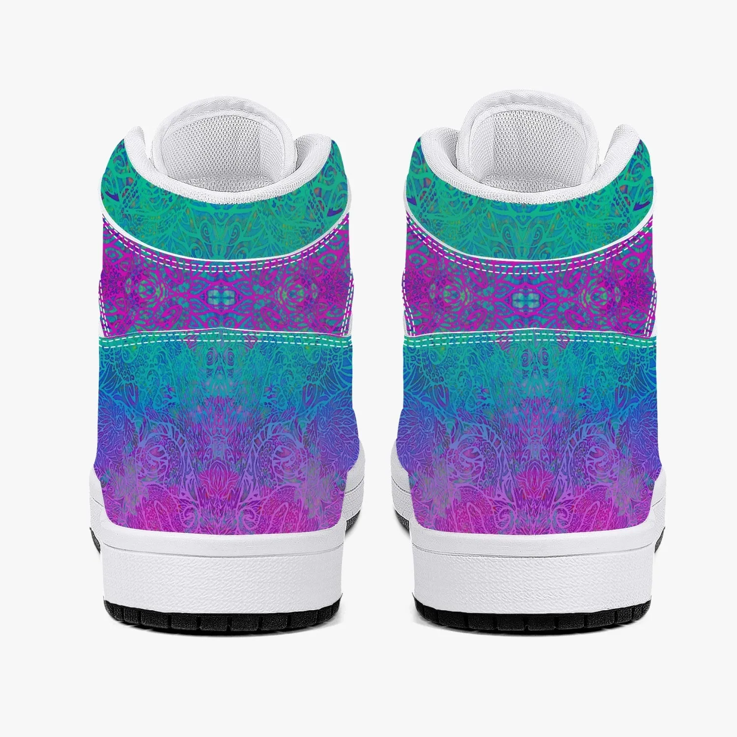 Violet Sea High-Top Sneakers