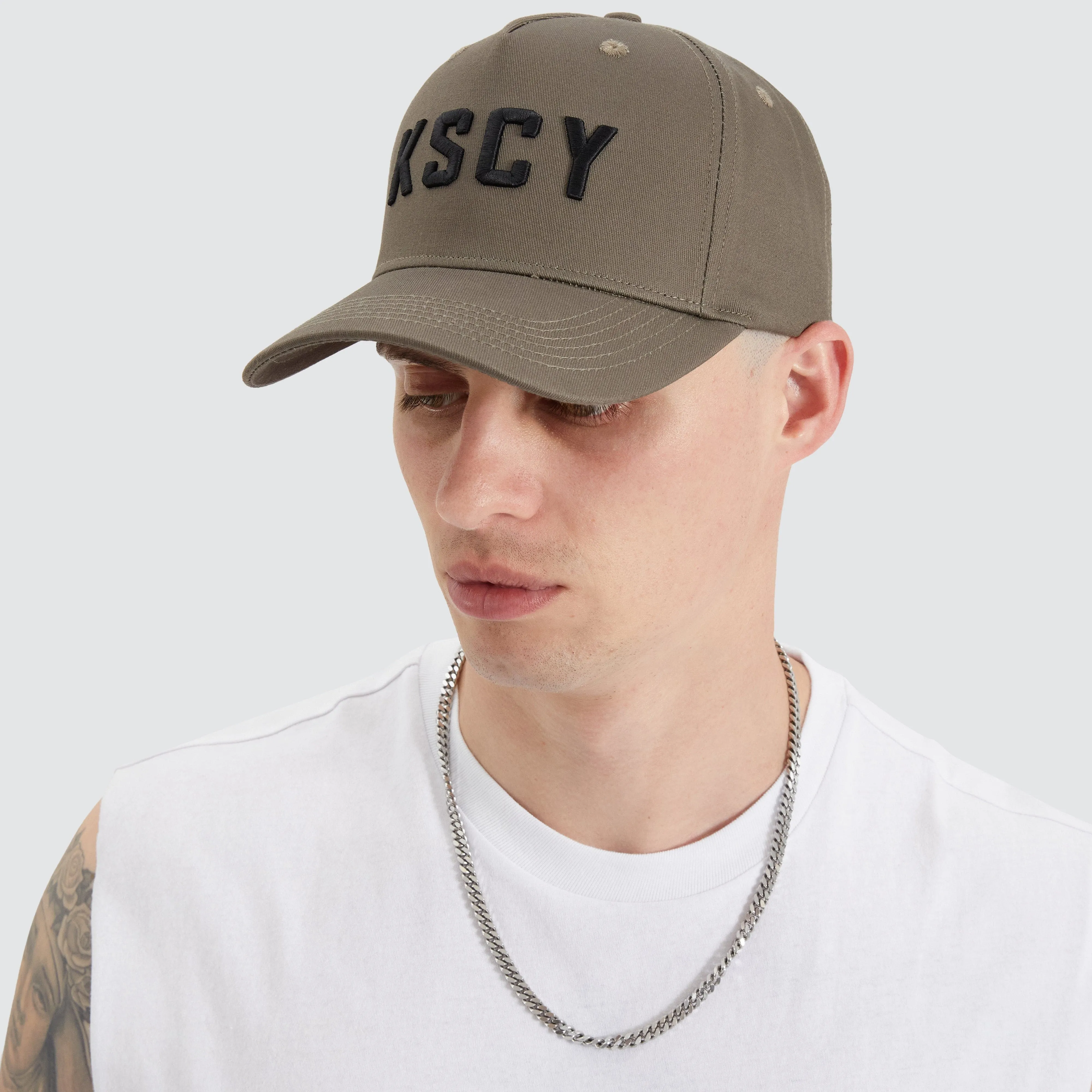 Winsted 5 Panel Curved Peak Cap Driftwood