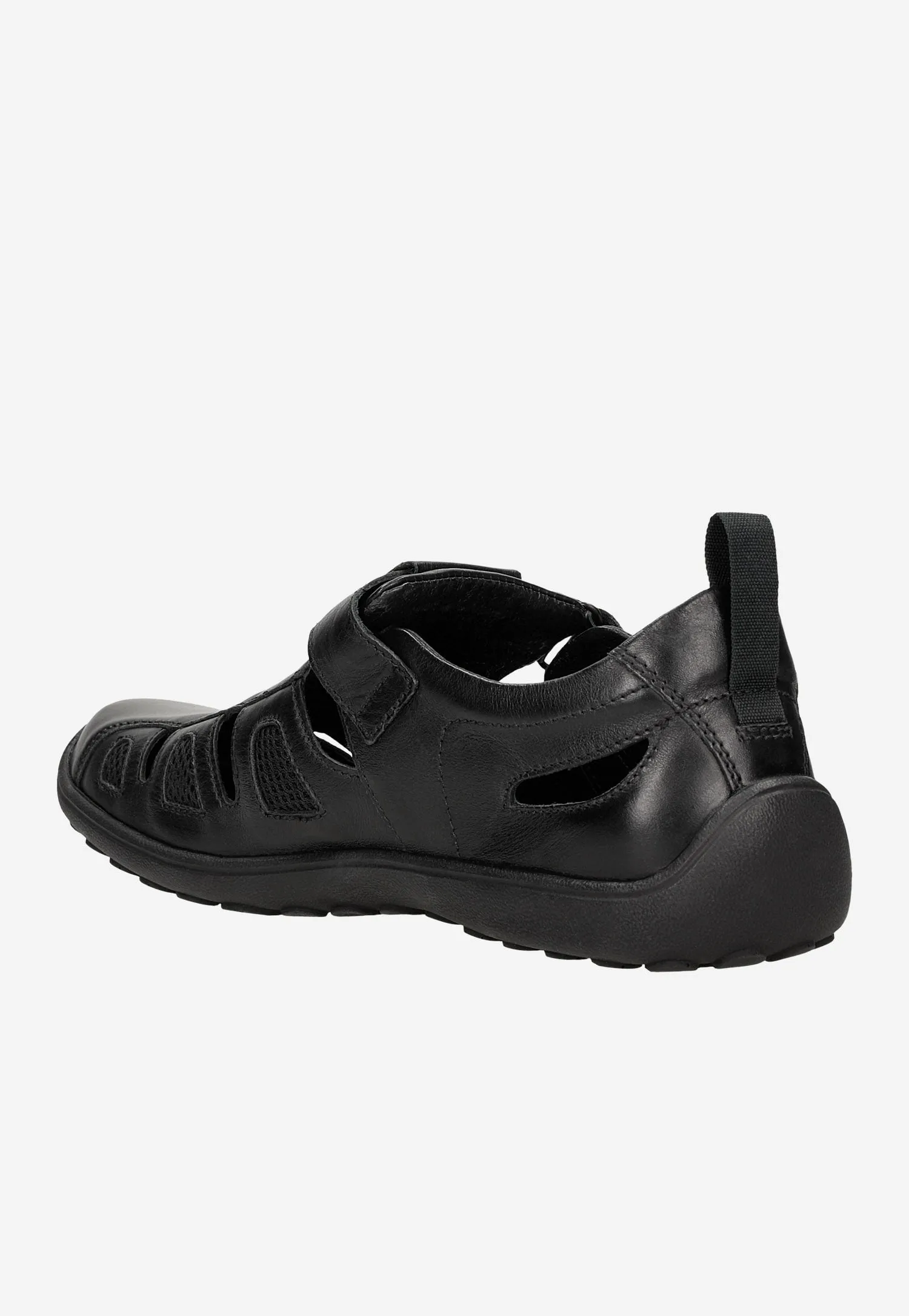Wojas Black Leather Sandals - Sneakers | 2156-59