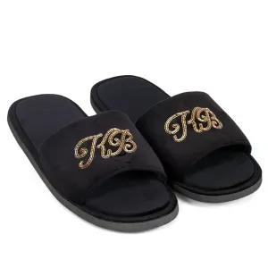 Women Customized Initials Domani Slippers (Made To Order)