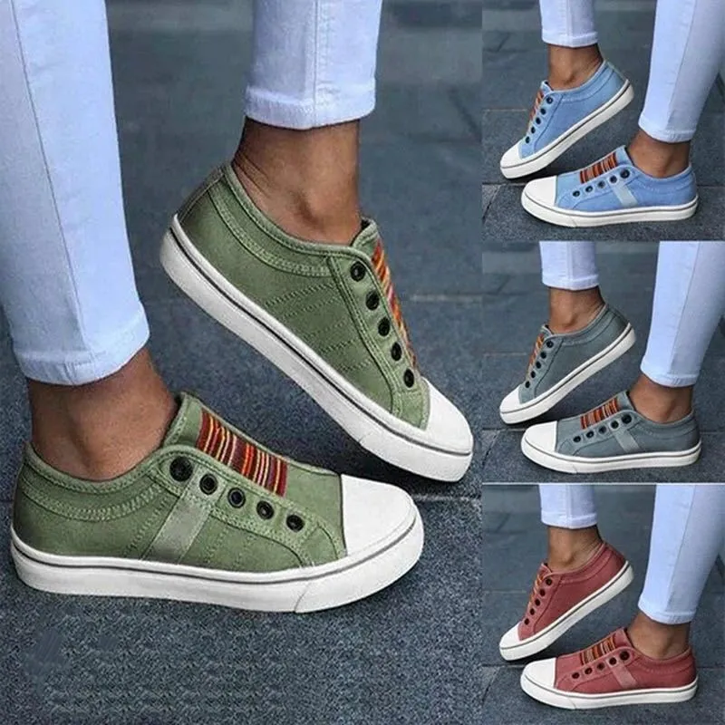 Women’s Canvas Sneaker in 4 Colors